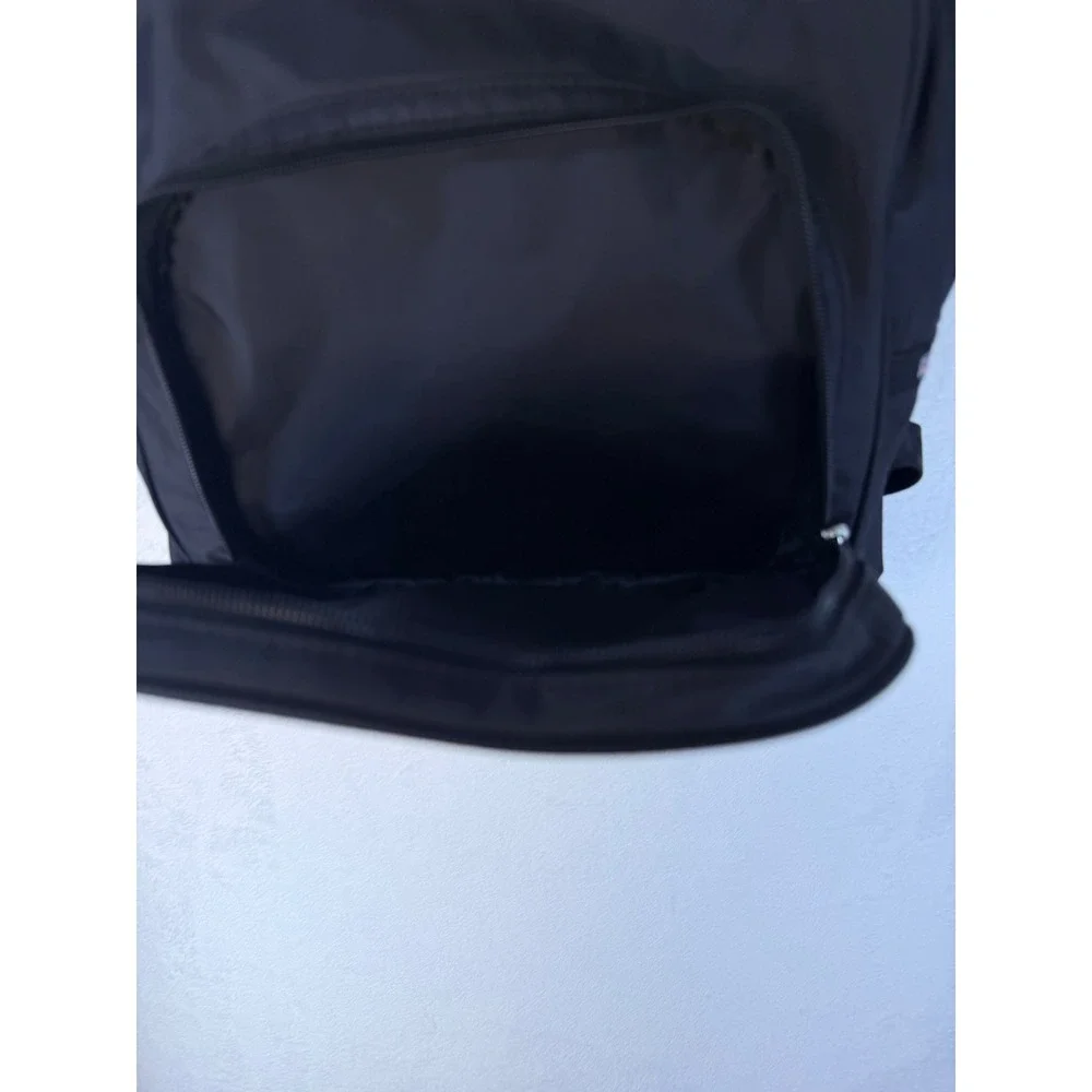 Polo Jeans Co Ralph Lauren Backpack Black Nylon Logo Tape Vintage 90s Bag
